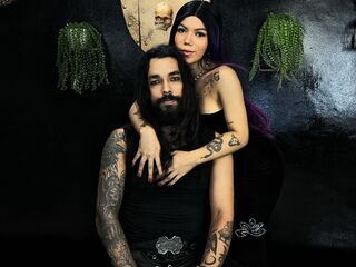 kinky webcam couple live sex show MarlyAndArias